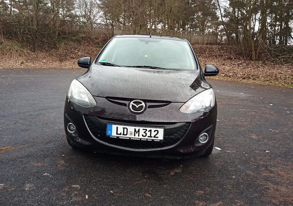 Mazda 2 cena 21800 przebieg: 114000, rok produkcji 2013 z Bolesławiec małe 232